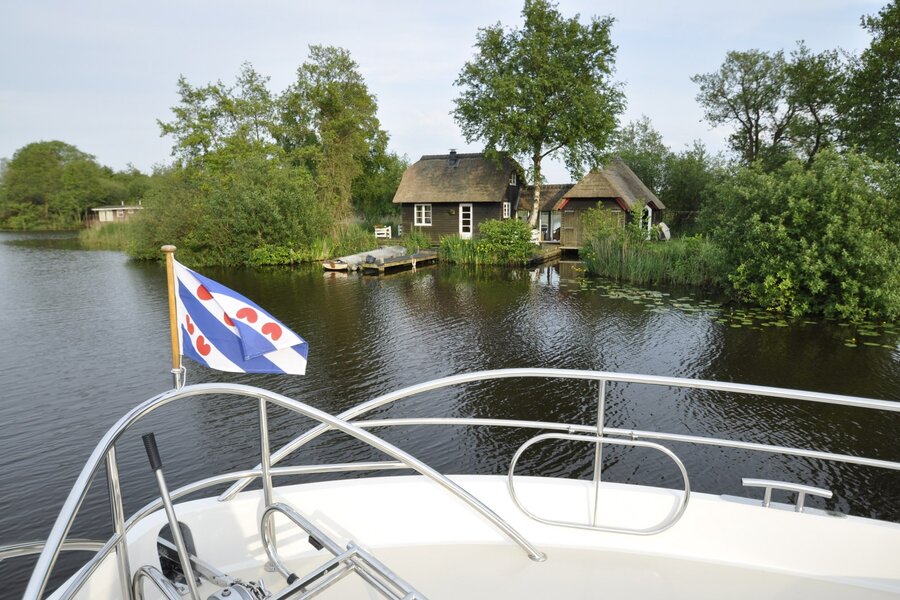 Luxe slaaphut van motorjacht Luna